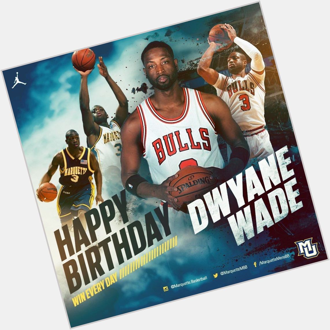 Happy Birthday Dwyane Wade! Lets get a W for his birthday tonight.  