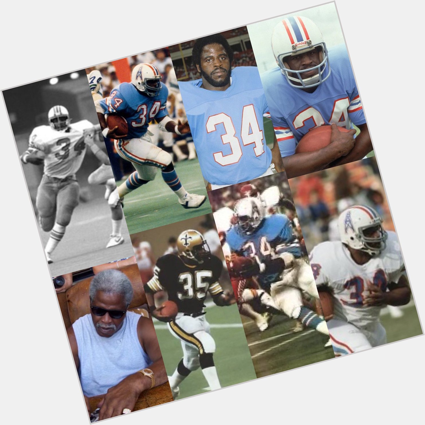 Happy Birthday Earl Campbell and Walt Frazier   