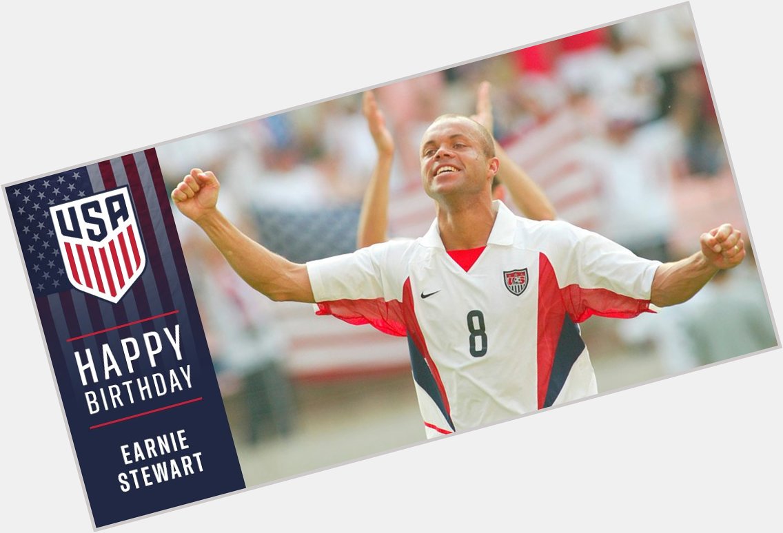 Happy birthday to legend and National Soccer Hall of Famer Earnie Stewart!  