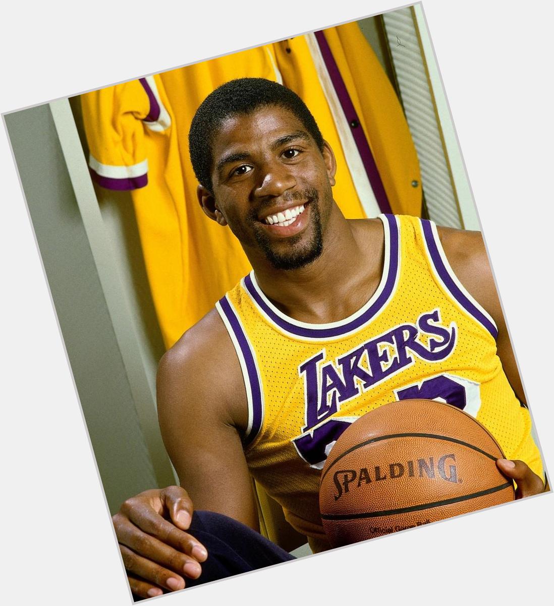 Happy Birthday to my all-time favorite basketball player, Earvin \Magic\ Johnson. The greatest Laker turns 56 today. 