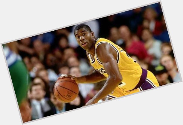 A legend on and off the court Happy Birthday Earvin  Magic Johnson 