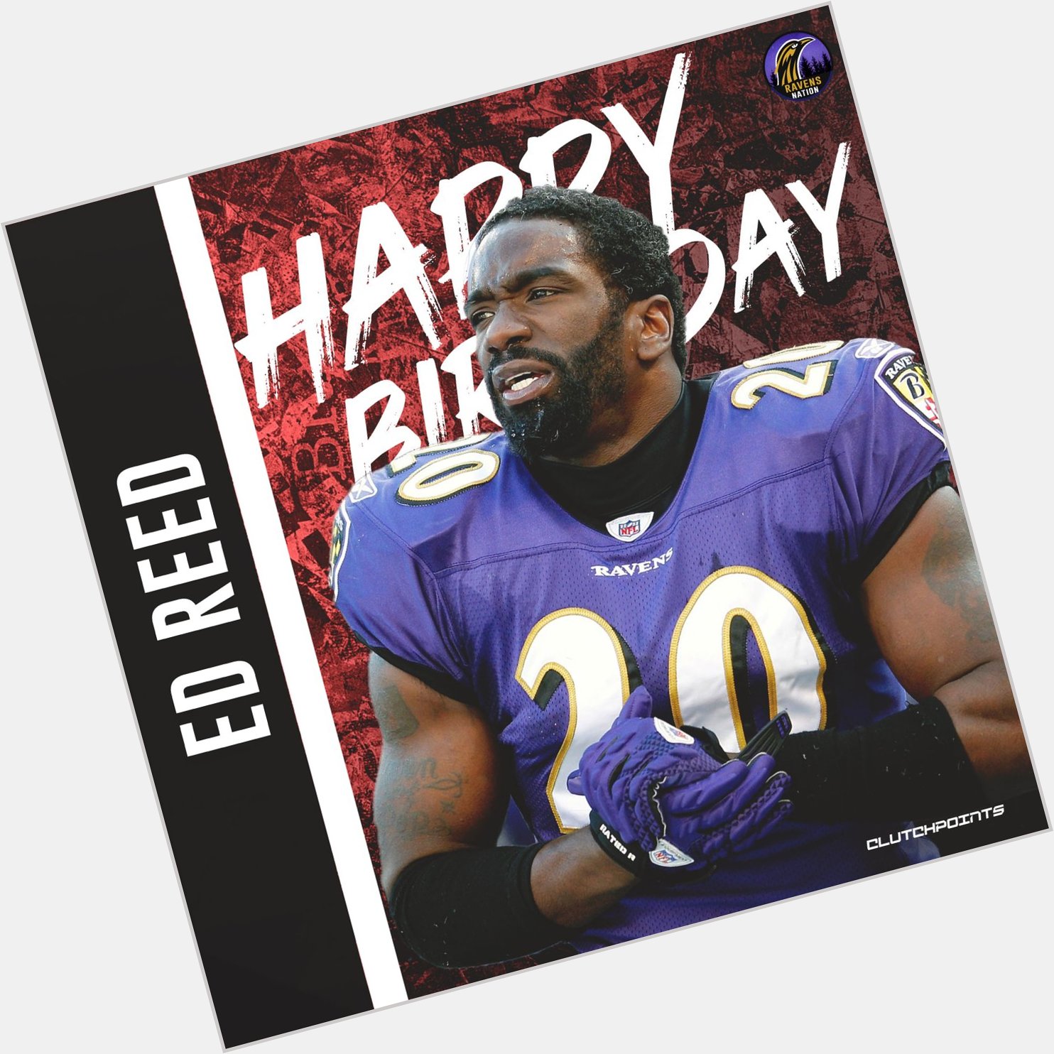 Join Ravens Nation in greeting the legendary Ed Reed a happy 43rd birthday!  