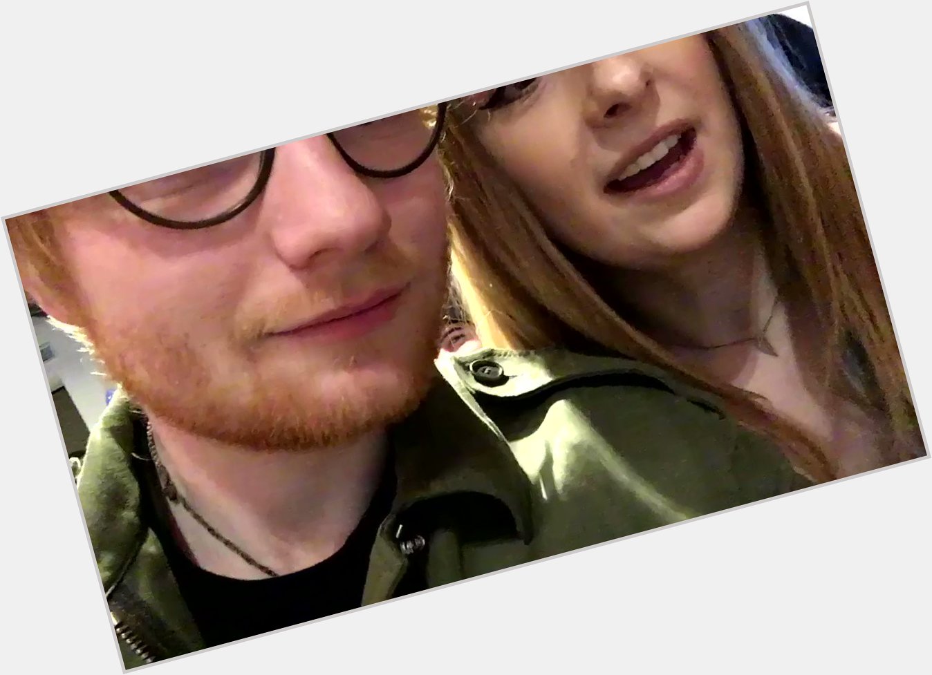 My sister and Ed SHEERAN sang happy birthday to me, no big deal         thank u  