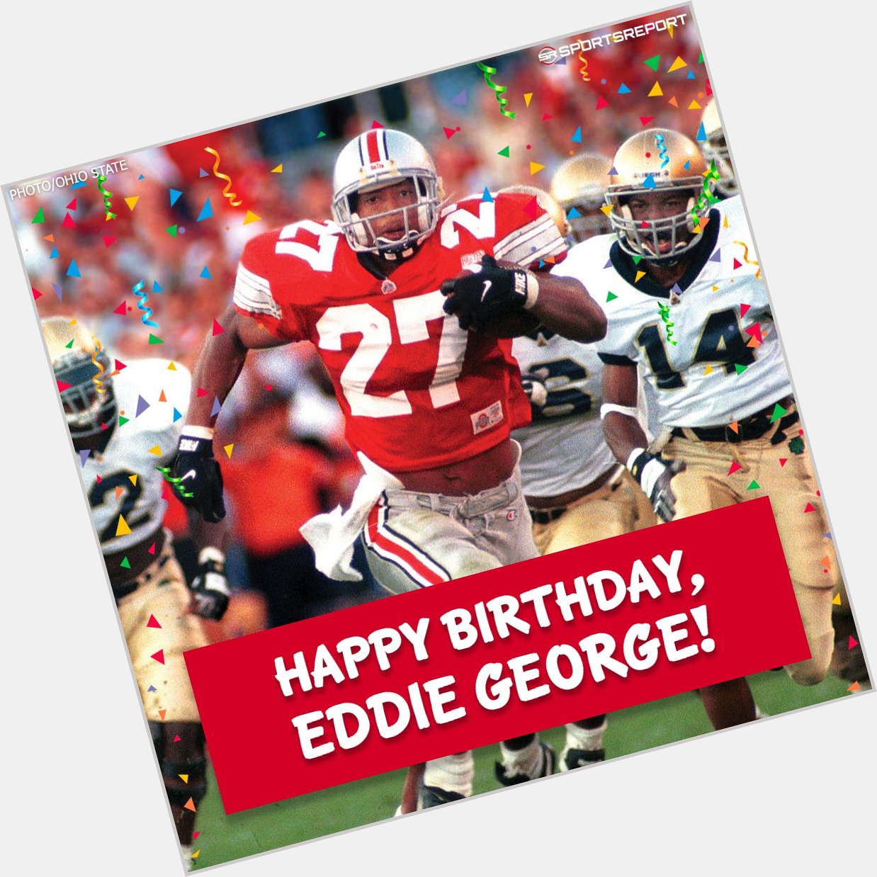 Happy Birthday to  Legend, Eddie George!  