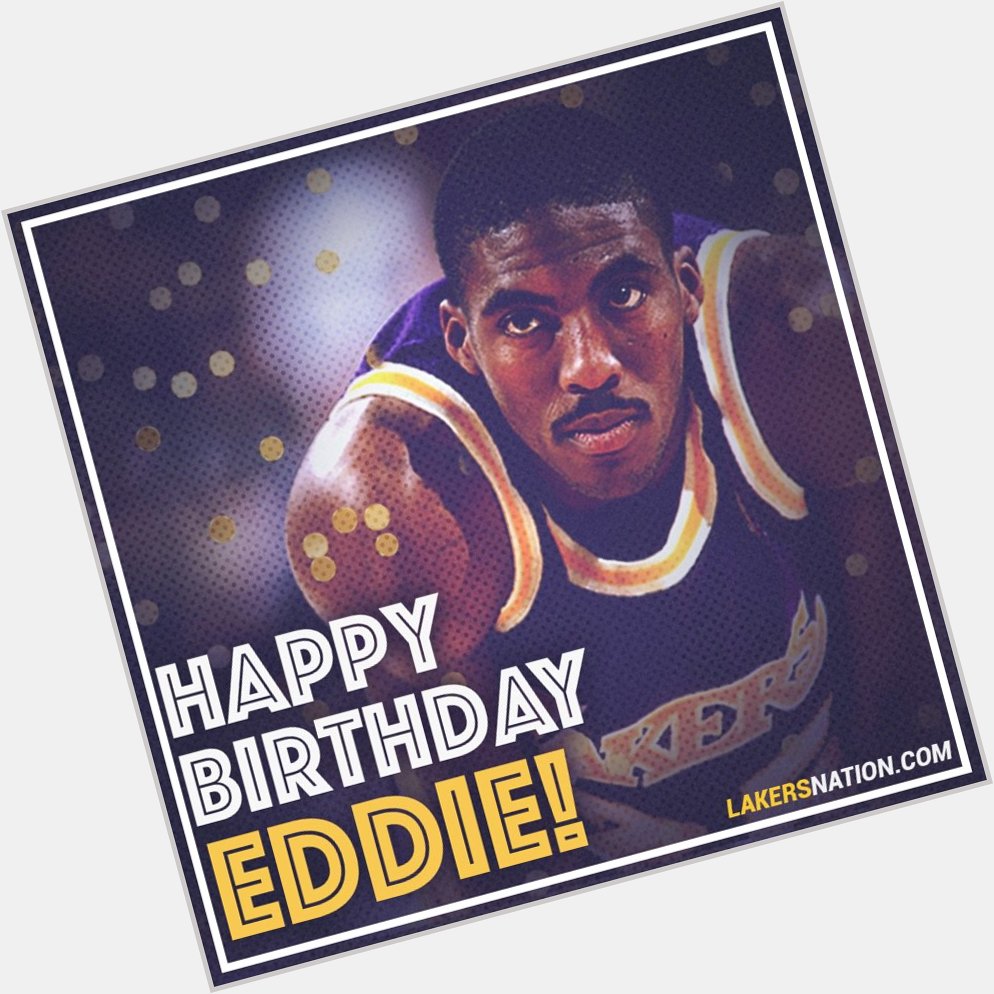 Join us in wishing a Happy 46th Birthday to one of the most popular Lakers ever, Eddie Jones 