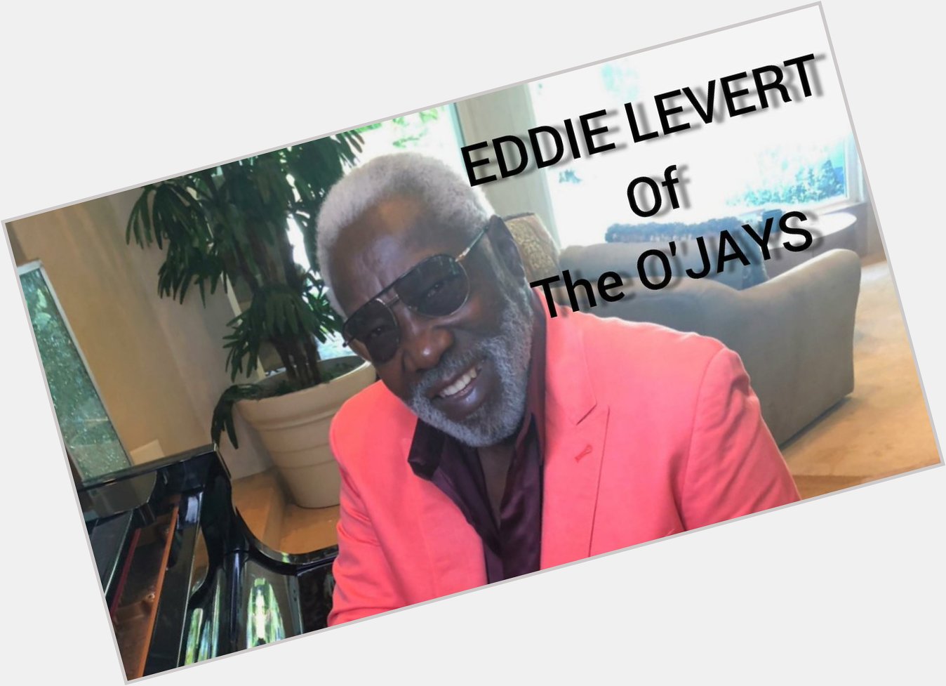 June 16:Happy 79th birthday to singer songwriter,Eddie Levert (\"Love Train\")
 