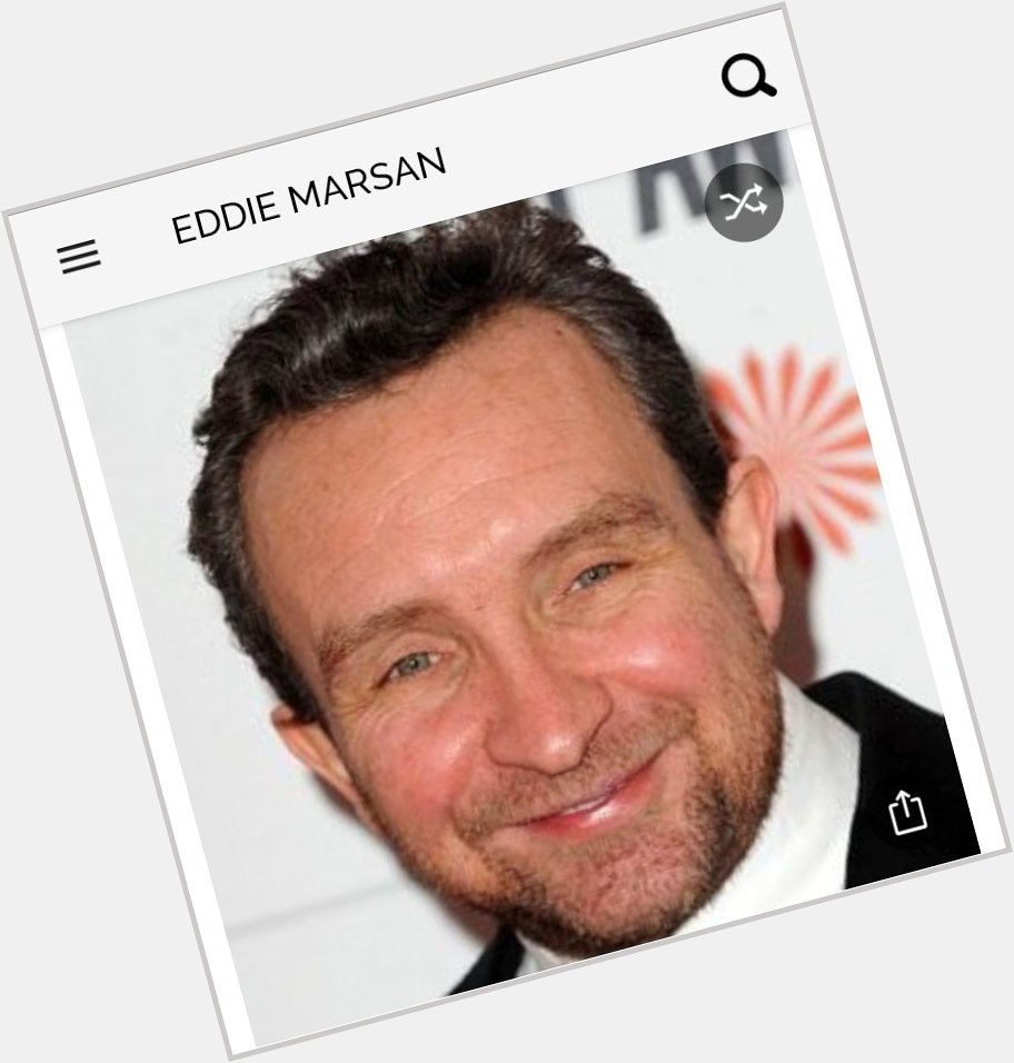 Happy birthday to this great actor. Happy birthday to Eddie Marsan 