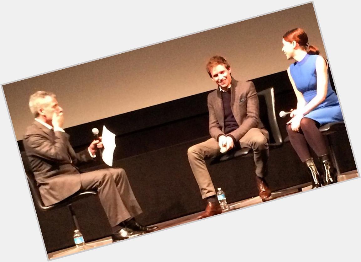 Surprise for Eddie Redmayne: the audience sang Happy Birthday after screening Theory of Everything 