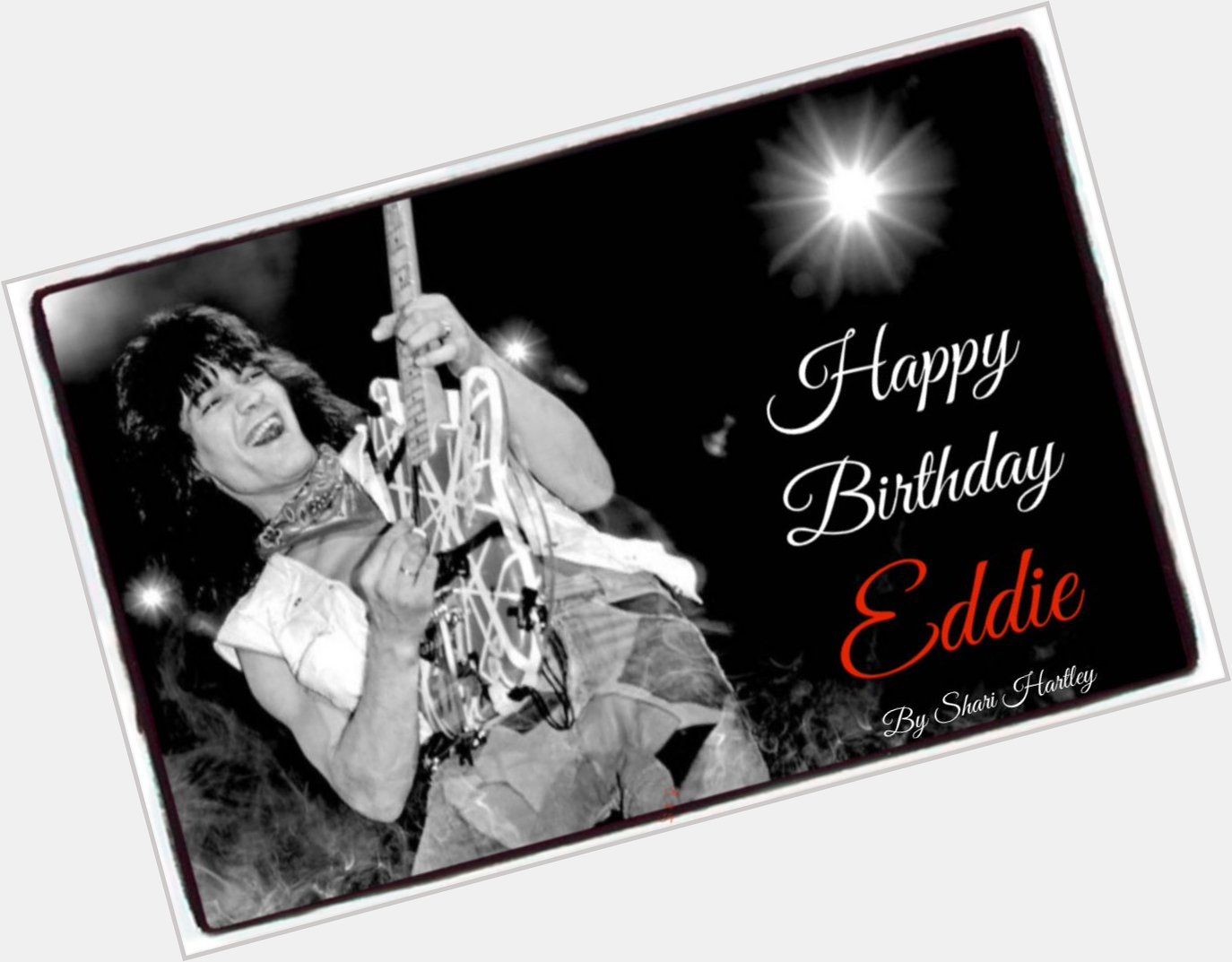 Happy Birthday to this amazing legend Eddie Van Halen    