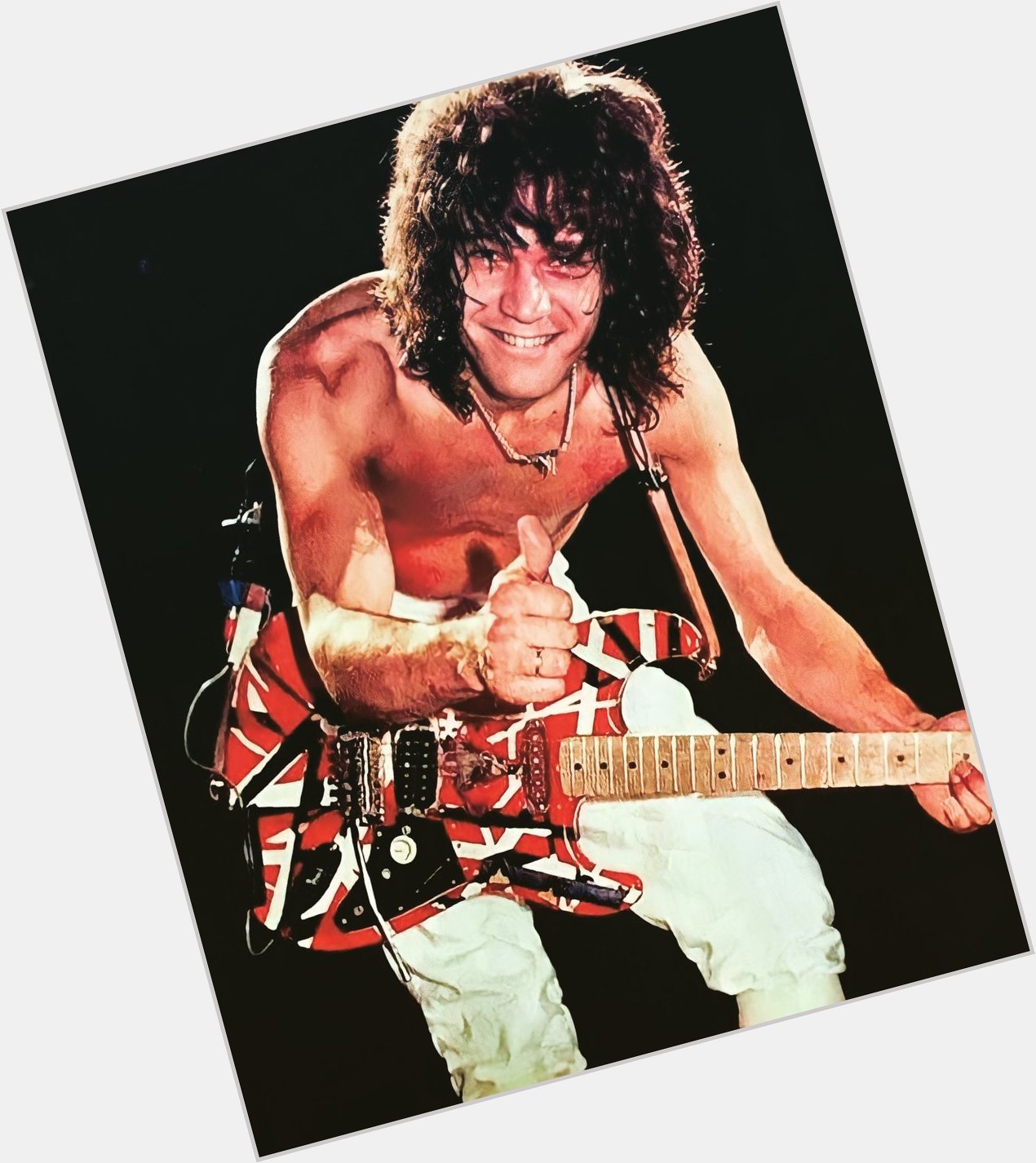 Happy Birthday in Heaven, immortal Eddie Van Halen...     