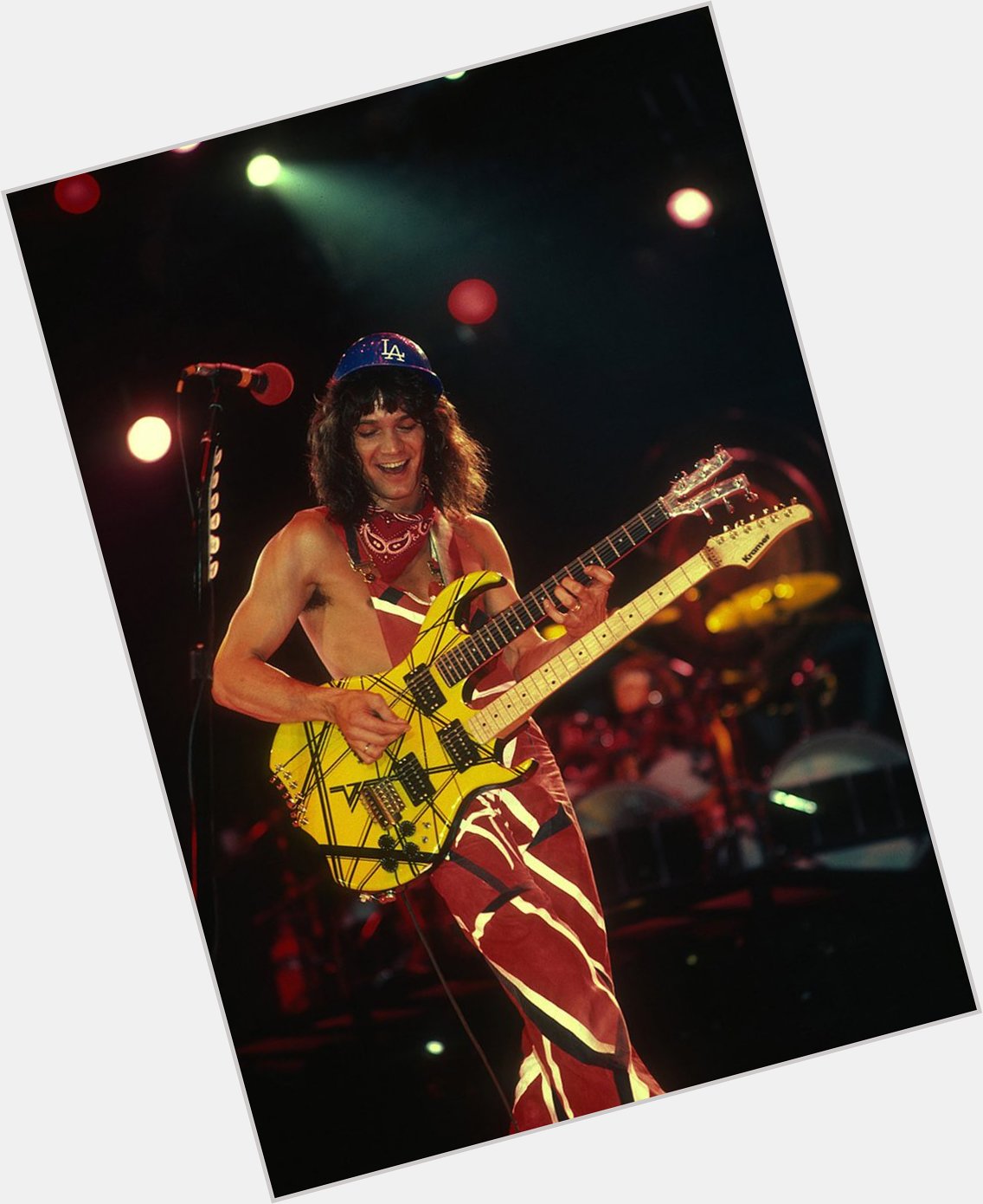 Happy Birthday to guitar god Eddie Van Halen. The rock world misses you!     