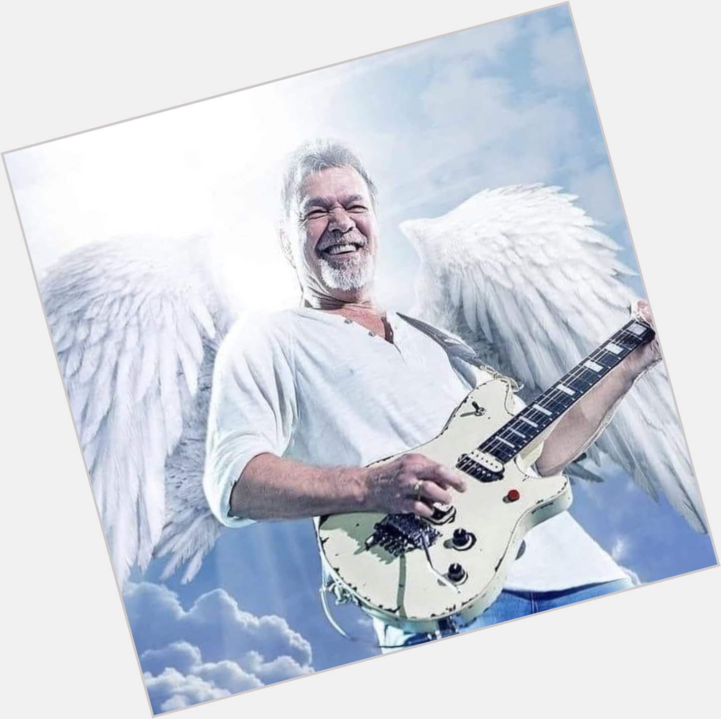 Happy Birthday to the late great Eddie Van Halen. RIP Legend 