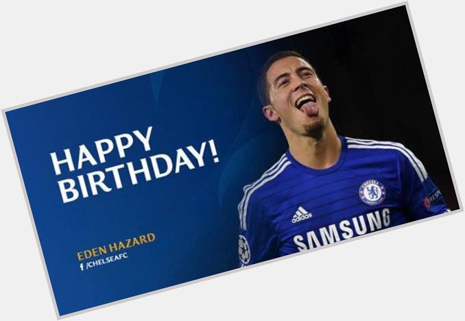 Eden Hazard is a joy to behold... Happy birthday once again Hazard.... 