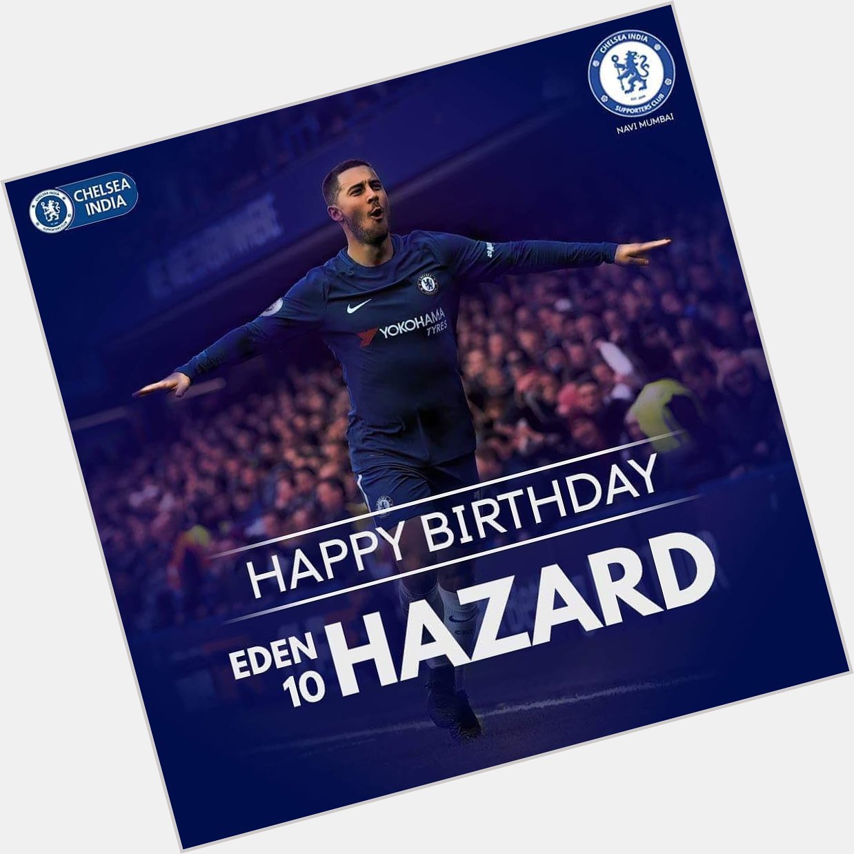 Wishing the maestro of dribbles and the heart beat of the team, Eden Hazard a Happy Birthday!  