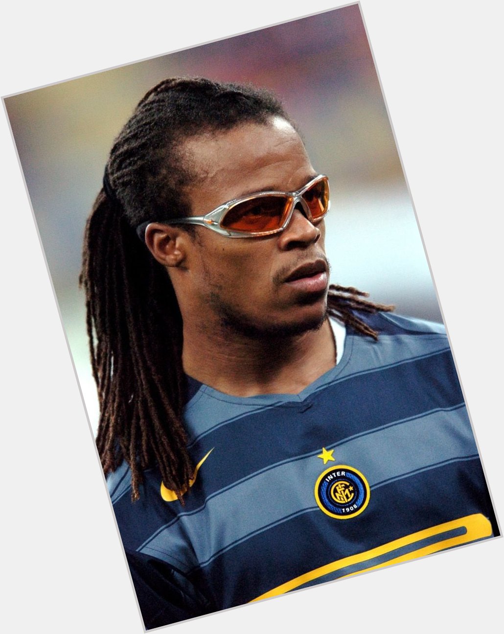 The OG of big forehead dudes w/locks  Happy birthday to the legend that is Edgar Davids 