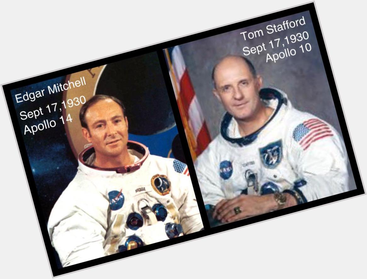 Only 24 have left Earth to explore moon. Two of them born Sept 17, 1930. Happy birthday Tom Stafford & Edgar Mitchell 