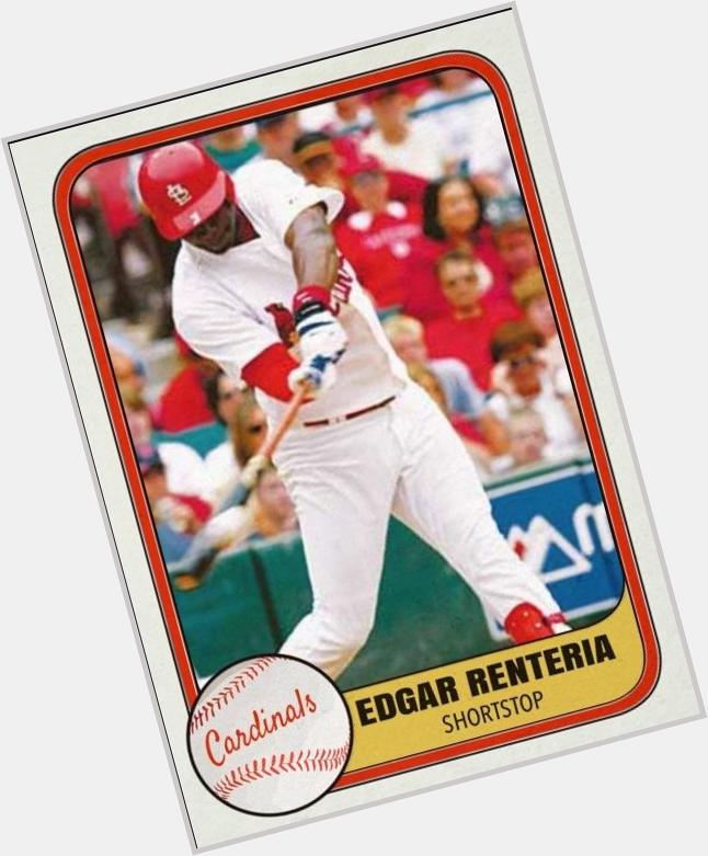 Happy 38th birthday to Edgar Renteria, WS hero for Miami & SF & was only Cardinal to hit in 2004 WS. 