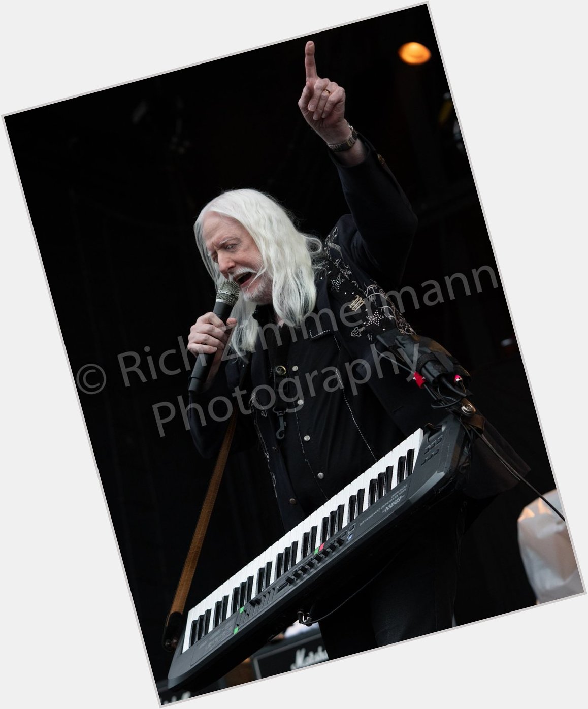 Happy birthday to Edgar Winter!!!  Seen here in 1973 and 2018 in Milwaukee. 