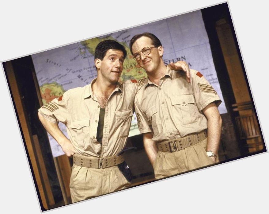 Happy birthday to Gregory Jbara, here w/ Edward Hibbert in \"Privates on Parade,\" 1989. Via 