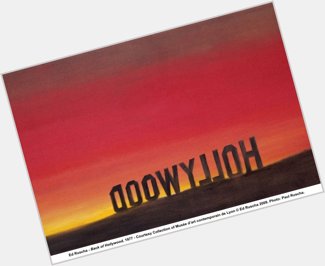Happy Birthday to Edward Ruscha! 