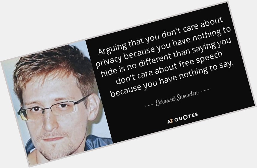 Happy Birthday Edward Snowden.
No more GOVT oppression! 
