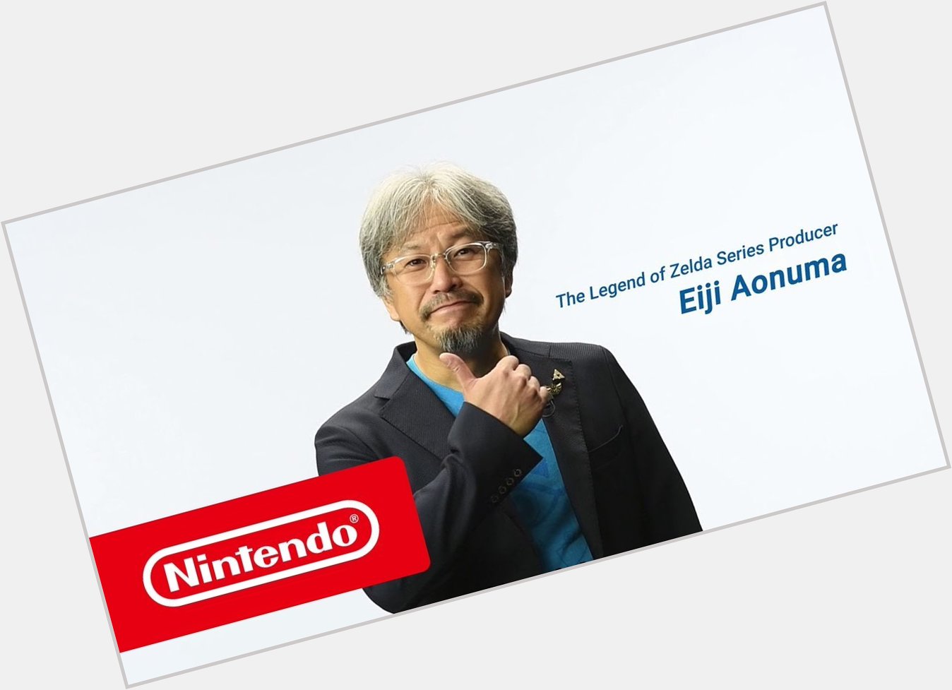 Happy Birthday Series Producer Eiji Aonuma! 
A true Nintendo Legend! 