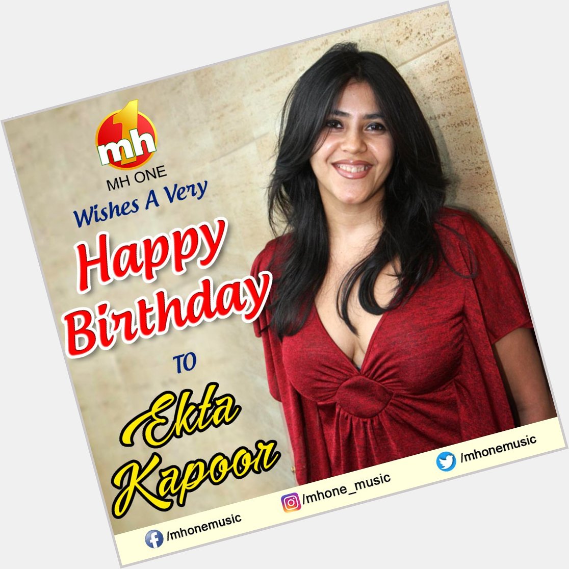 A very Happy Birthday to the very Ekta Kapoor   