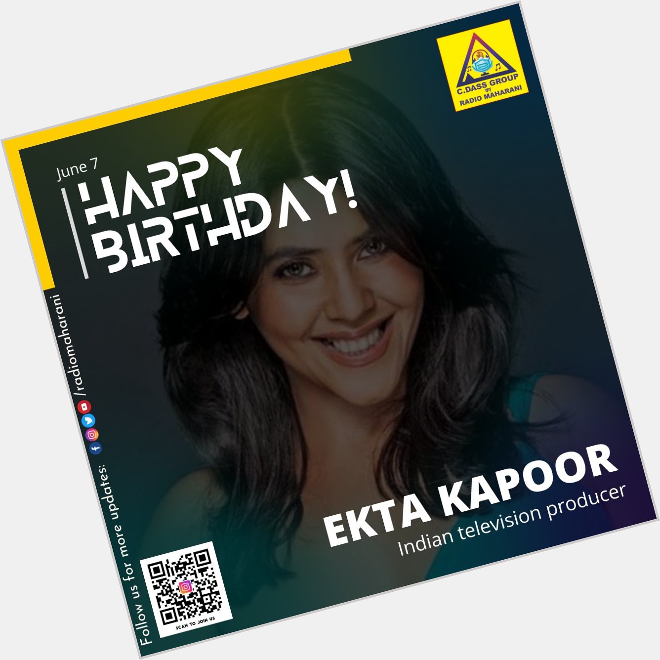 Happy Birthday Ekta Kapoor  