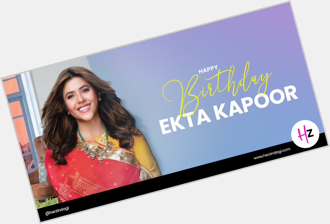Here\s wishing Ekta Kapoor a very Happy Birthday! 