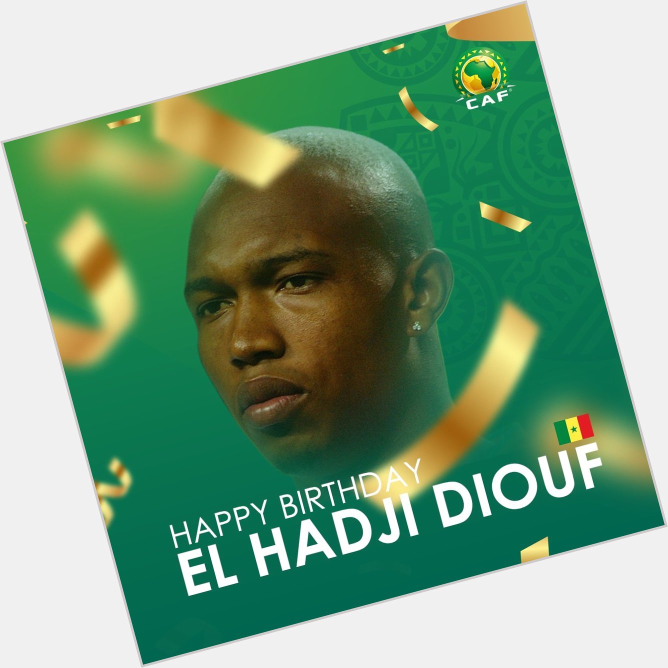 El Hadji Diouf turns 39 today! 
Happy birthday, legend. 