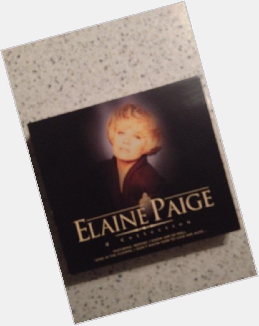 Happy Birthday to Elaine Paige today : )   