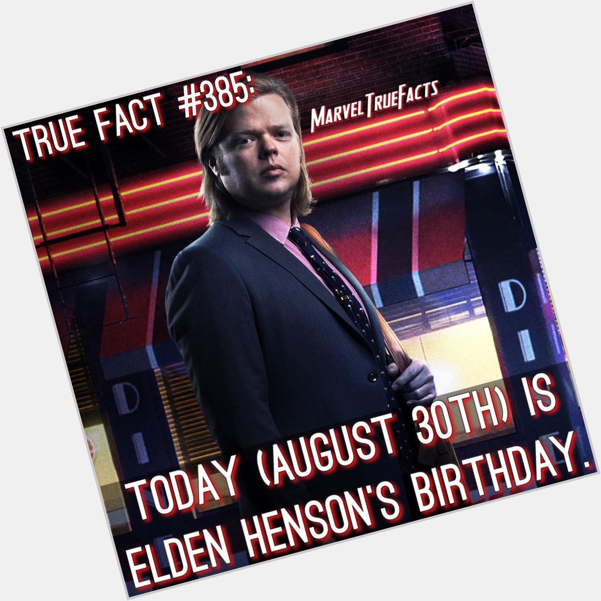 Happy birthday Elden Henson! 