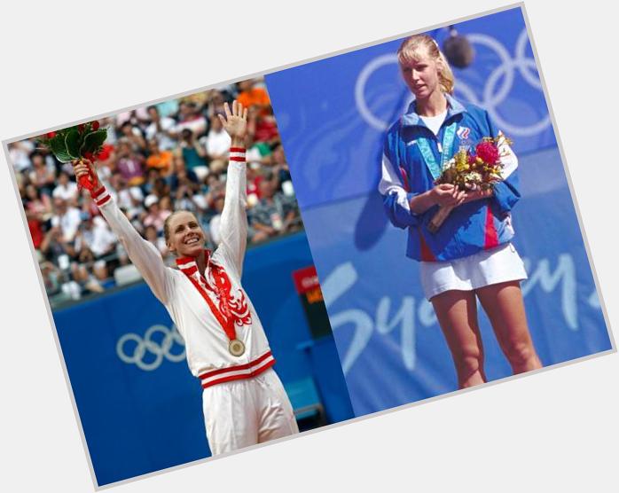 Happy Birthday 2-time Olympic medallist Elena Dementieva! Elena won silver at the in 2000 & gold in 2008! 