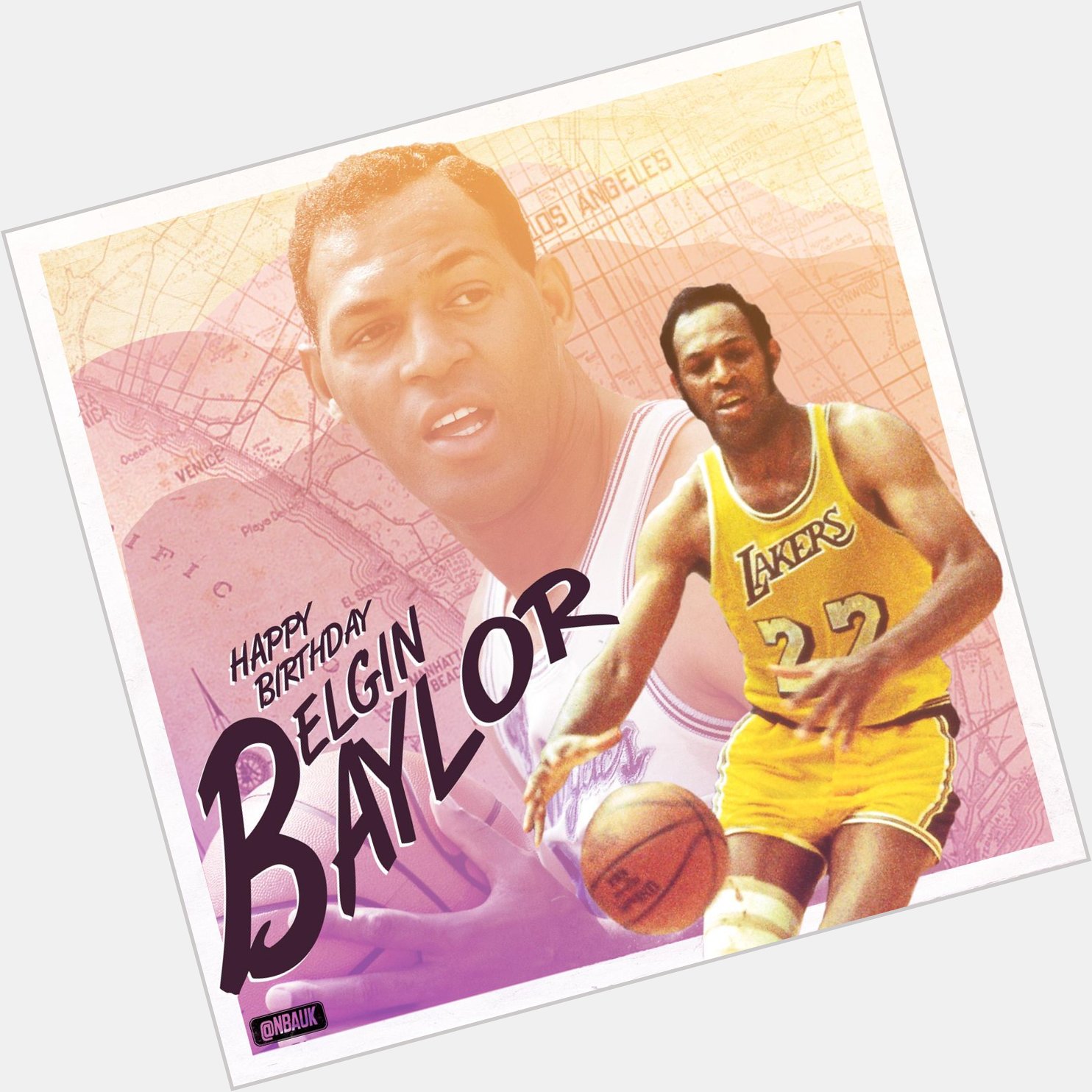 Happy birthday to the NBA Hall of Famer Elgin Baylor! 
