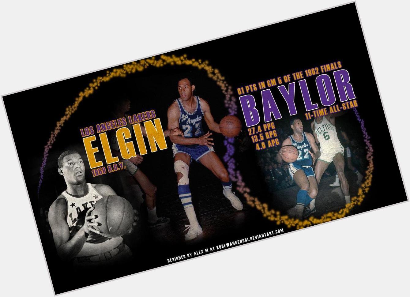 [HAPPY BIRTHDAY] Elgin Baylor, l ailier fantastique des Lakers  