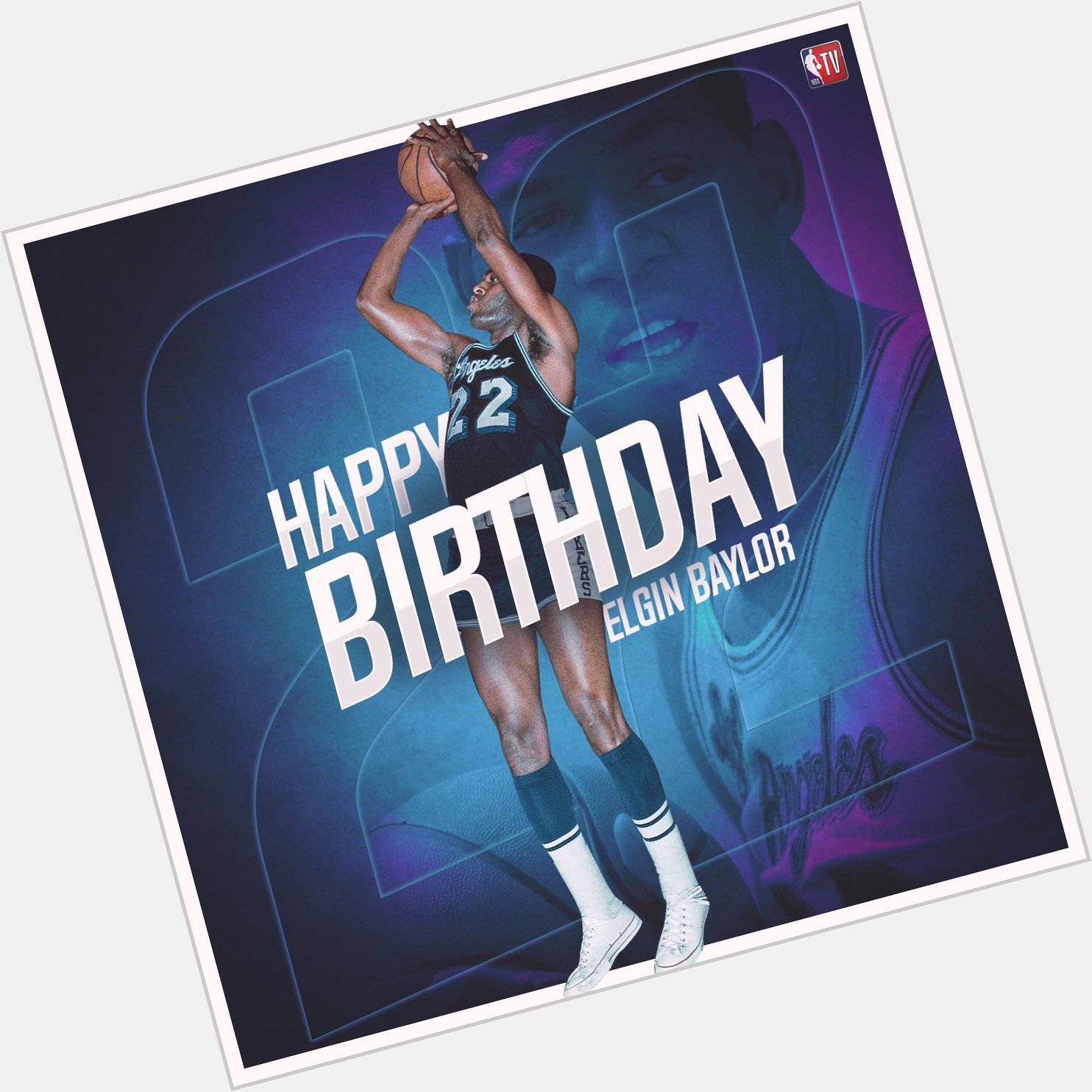 Join us in wishing Hall of Famer and legend, Elgin Baylor, a Happy Birthday! 