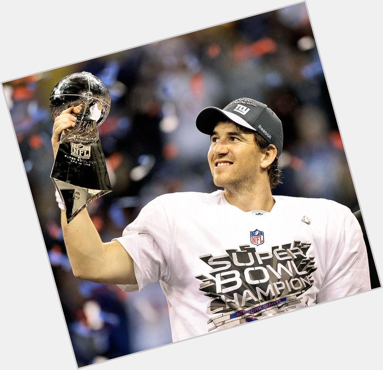 Happy birthday my QB, the super bowl winning Eli Manning. To many more years of success with the giants!! 