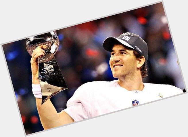 Happy birthday to the GOAT quarterback for the Eli Manning! Let\s get another Super Bowl ! 