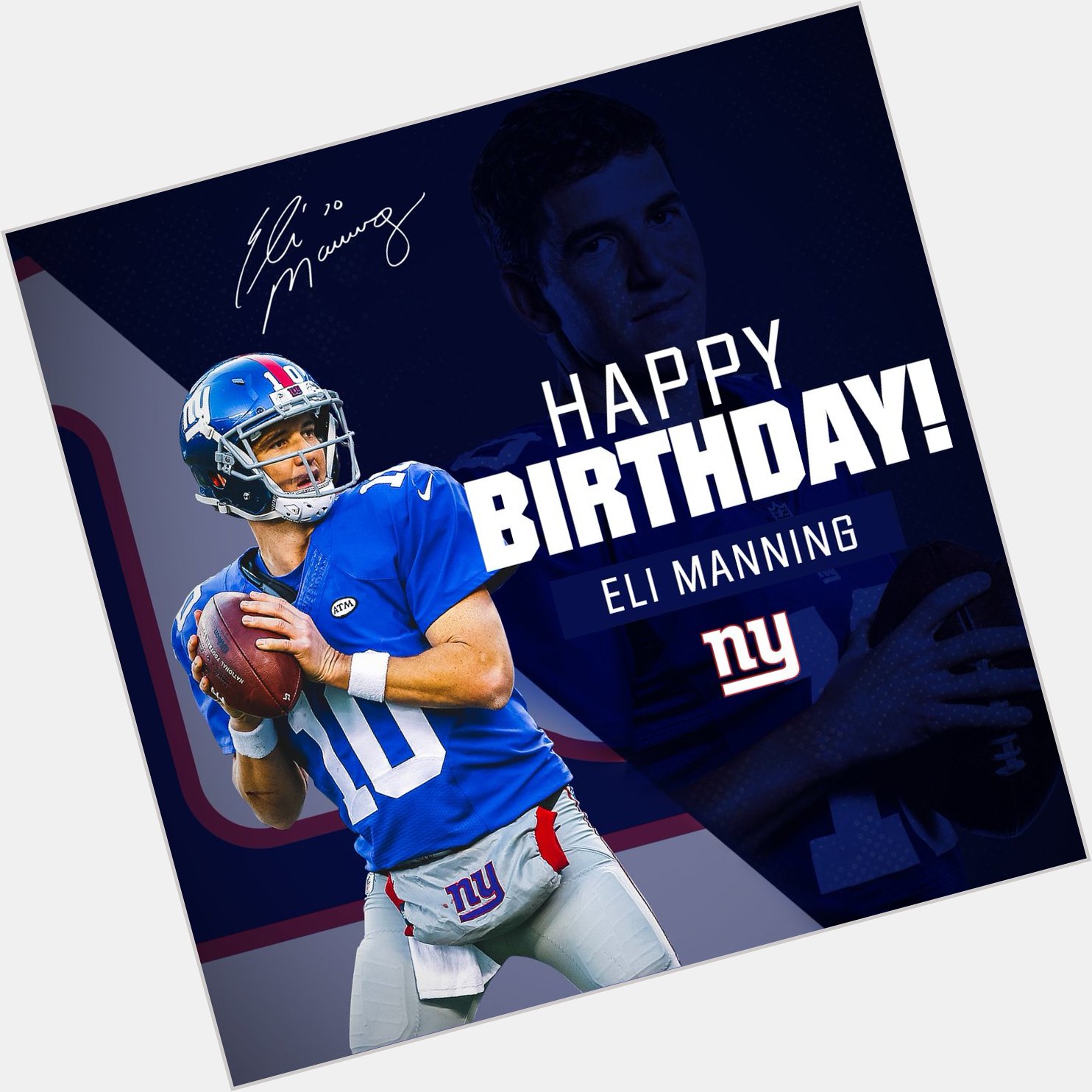 Happy Birthday to 2x Super Bowl MVP Eli Manning!    