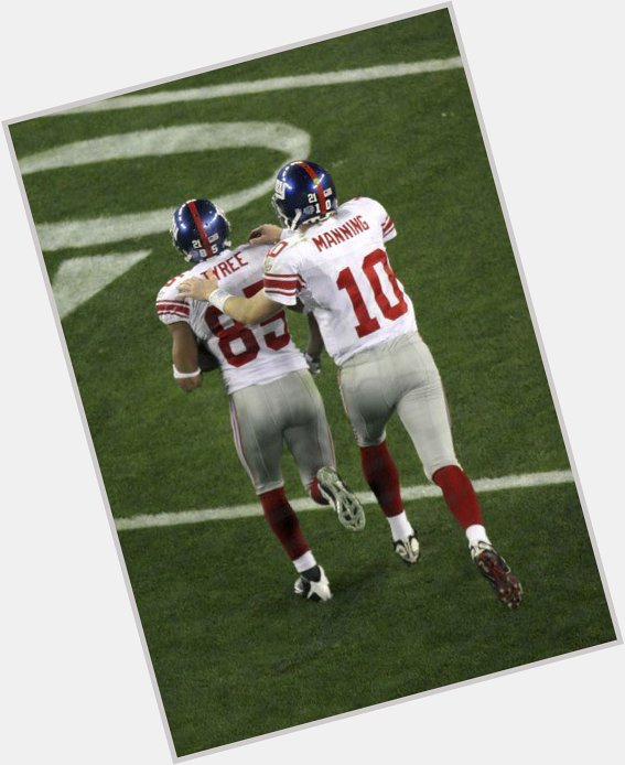Happy Birthday to two former Giants legends. Eli Manning and David Tyree   