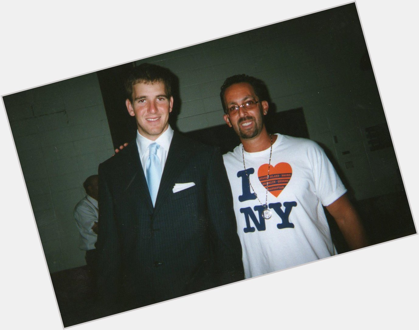  Myself and Eli Manning, Happy Birthday to him. 