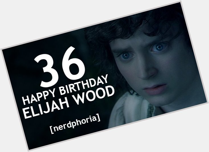 Happy Birthday to everyone\s favorite Hobbit, Elijah Wood!  