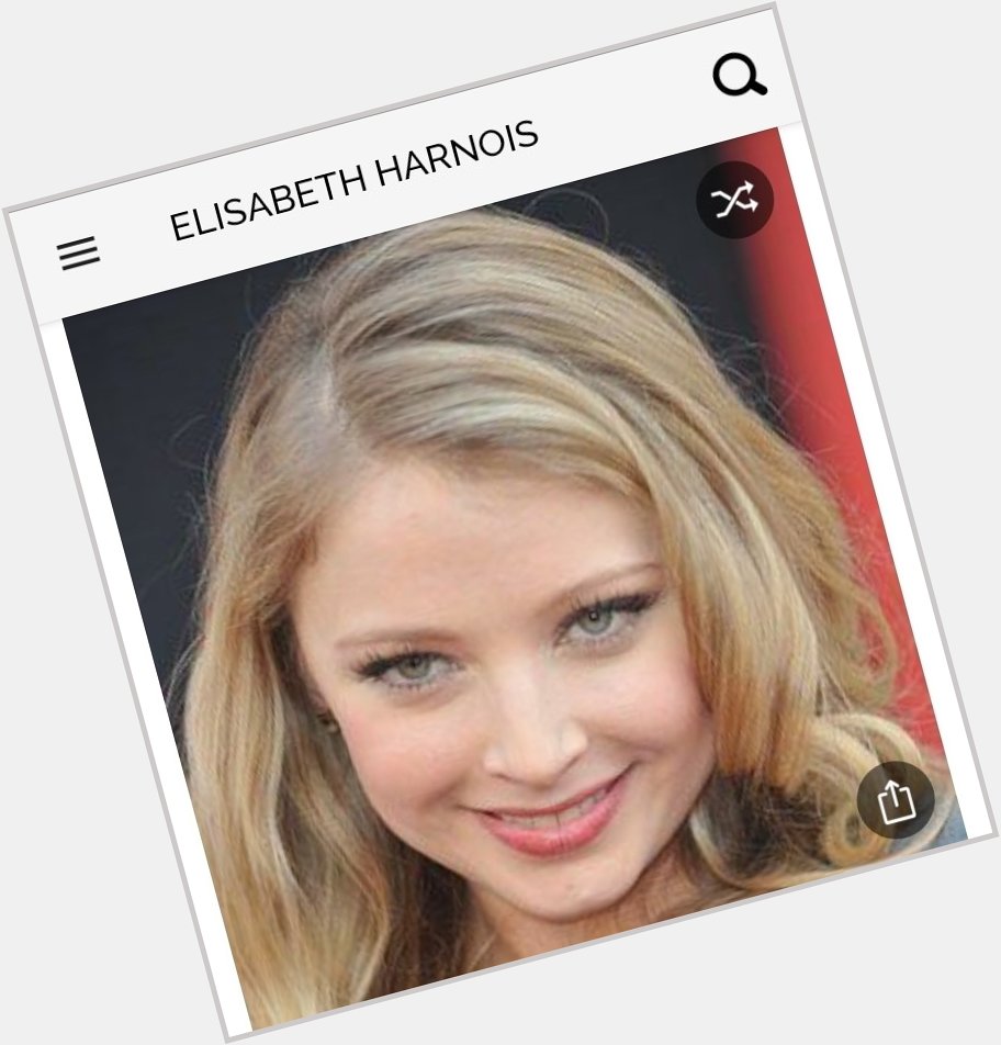 Happy birthday to this great actress.  Happy birthday to Elisabeth Harnois 