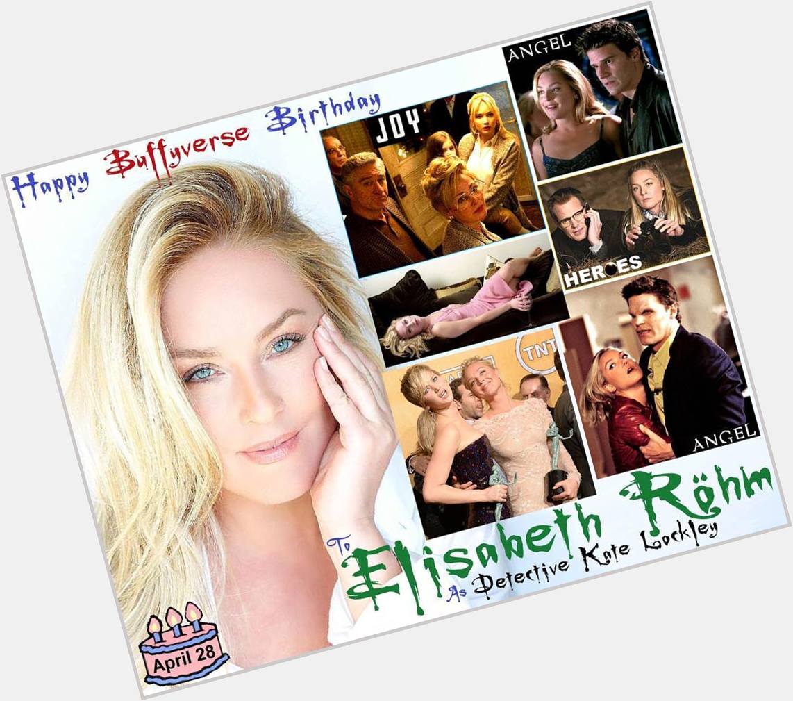 Happy birthday Elisabeth Rohm, born April 28, 1973.  