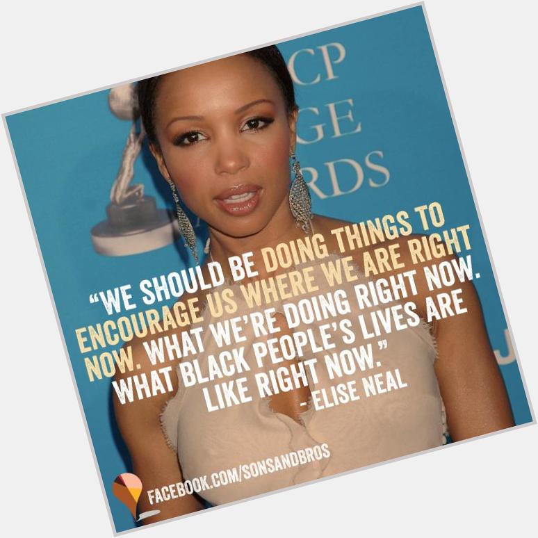Happy Birthday to talented actress Elise Neal! (  