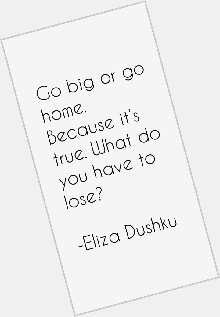 Happy Birthday Eliza Dushku!  