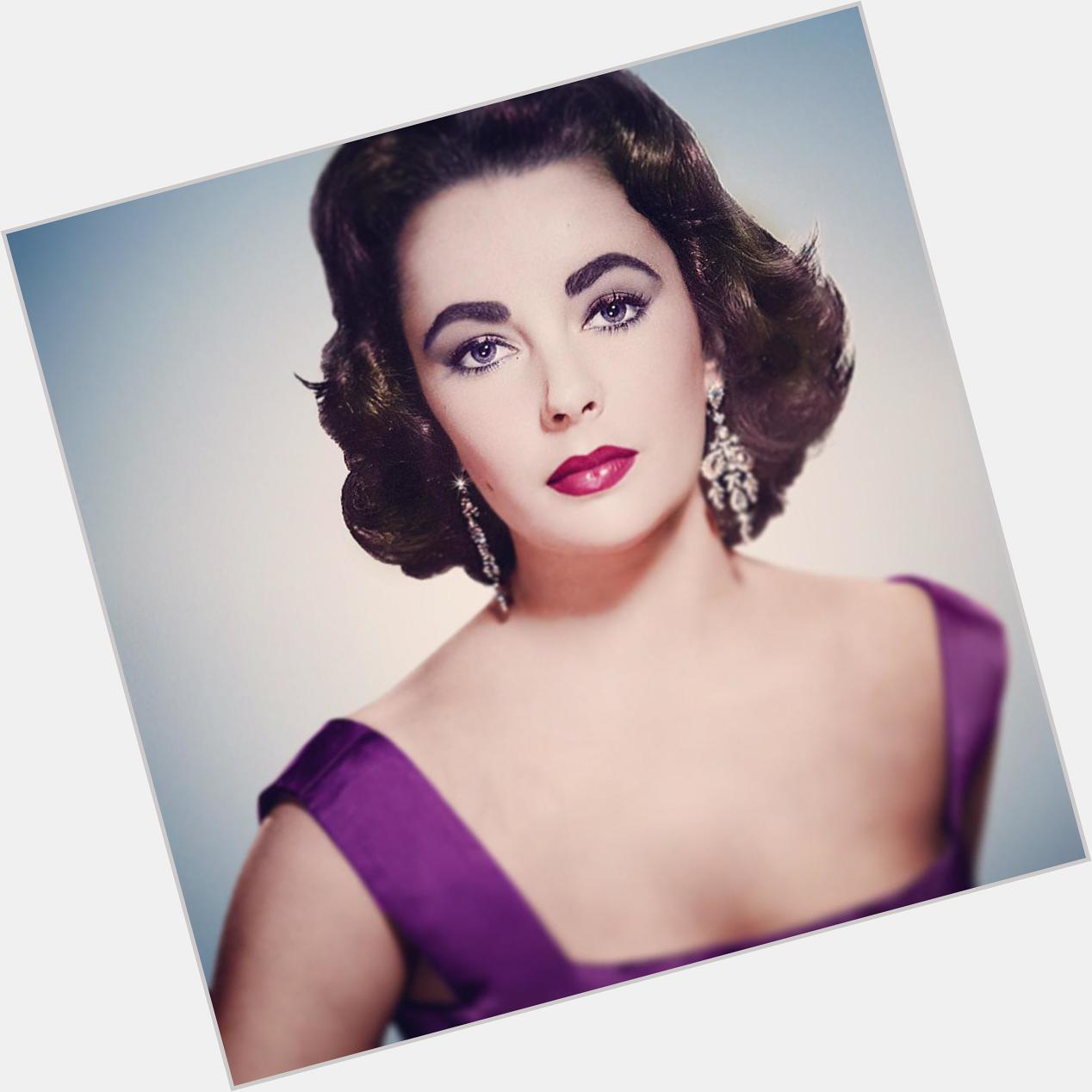 Happy birthday Elizabeth Taylor. I finally forgive you for not leaving me any of your jewellery in your will. 