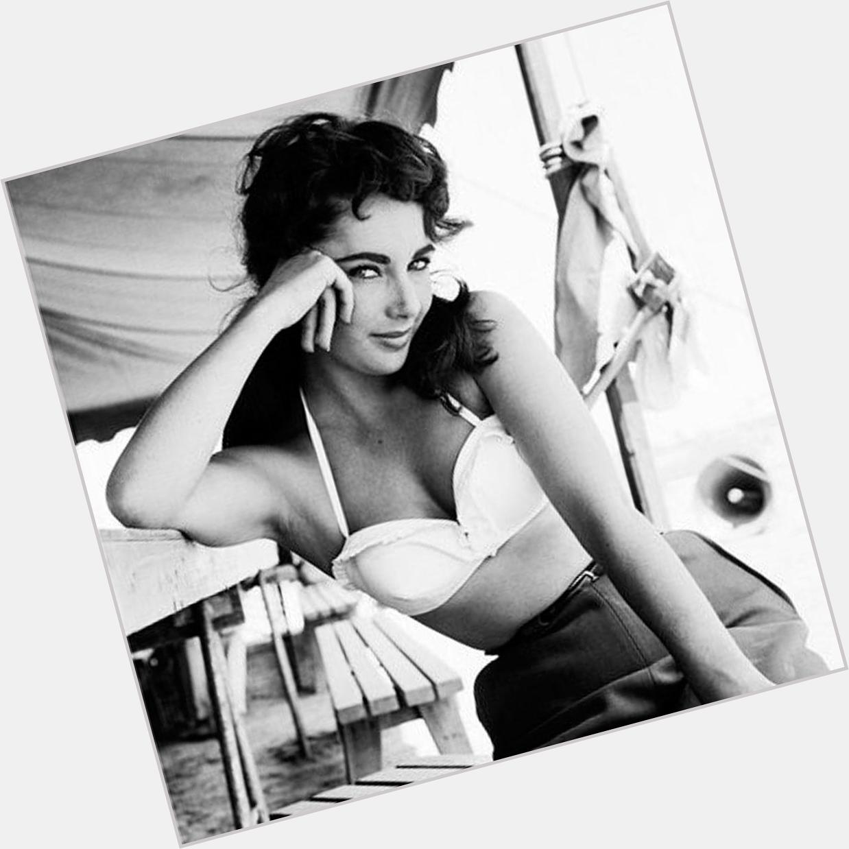 \I fell off my pink cloud with a thud.\ Happy b\day, Elizabeth Taylor! What a lady she was...  