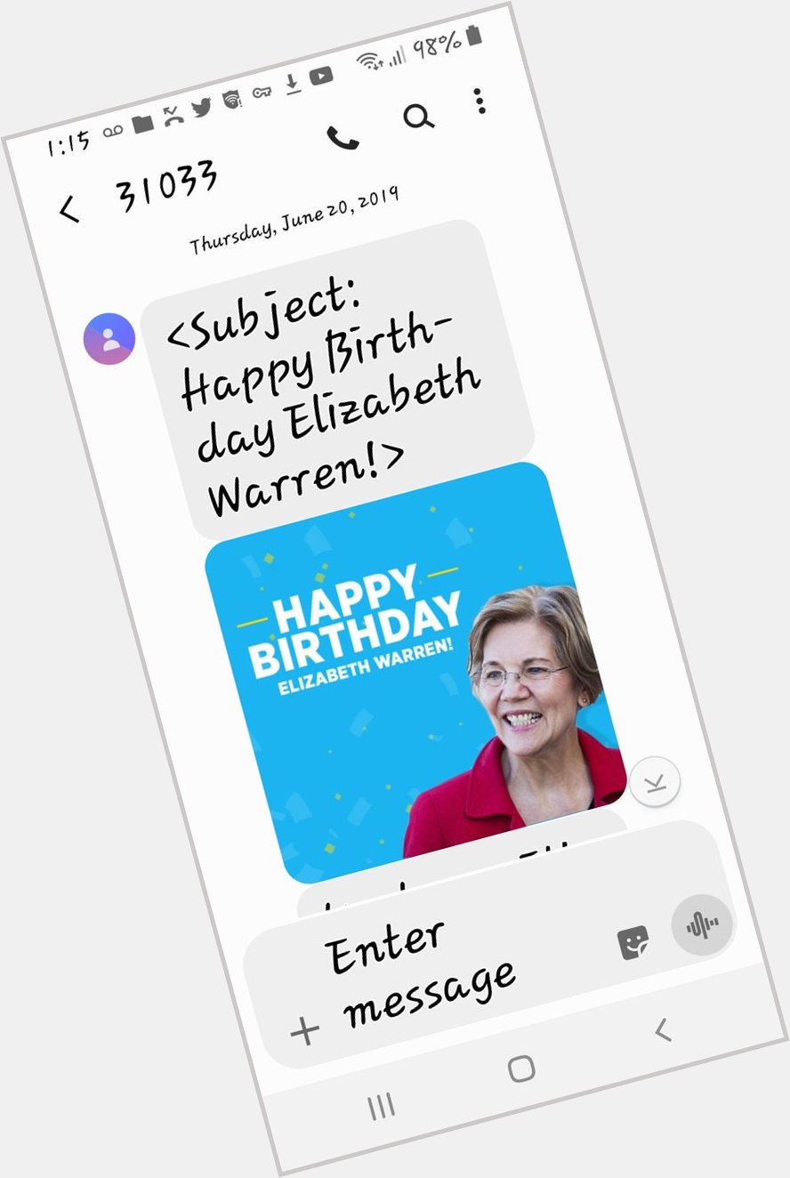 Let\s wish Elizabeth Warren a Happy Birthday! 