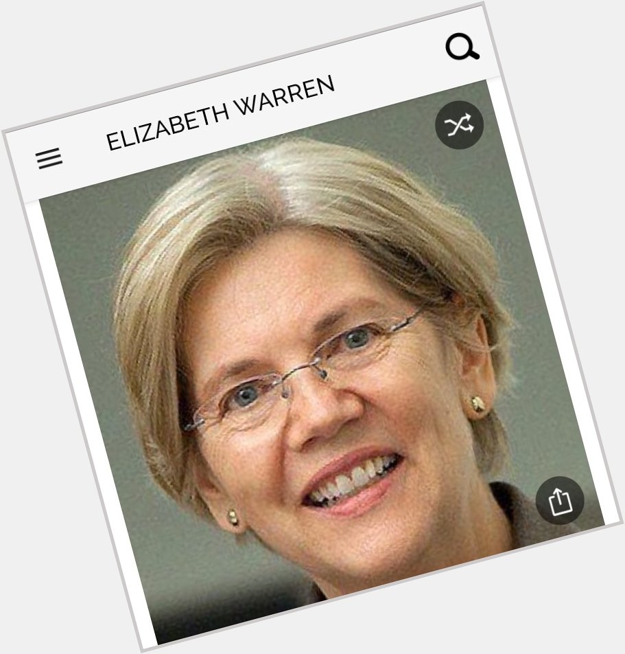 Looks like we have a couple of great senators with birthdays today.  Happy birthday to Elizabeth Warren 